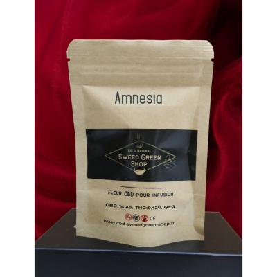 Fleur de CBD Amnesia - Indica -12,5 % CBD - Indoor