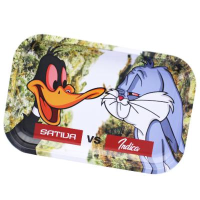 Plateau métallique Sativa vs Indica